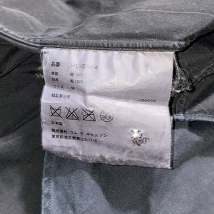 AD2003 COMME des GARCONS HOMME wool placket switching gather shirt