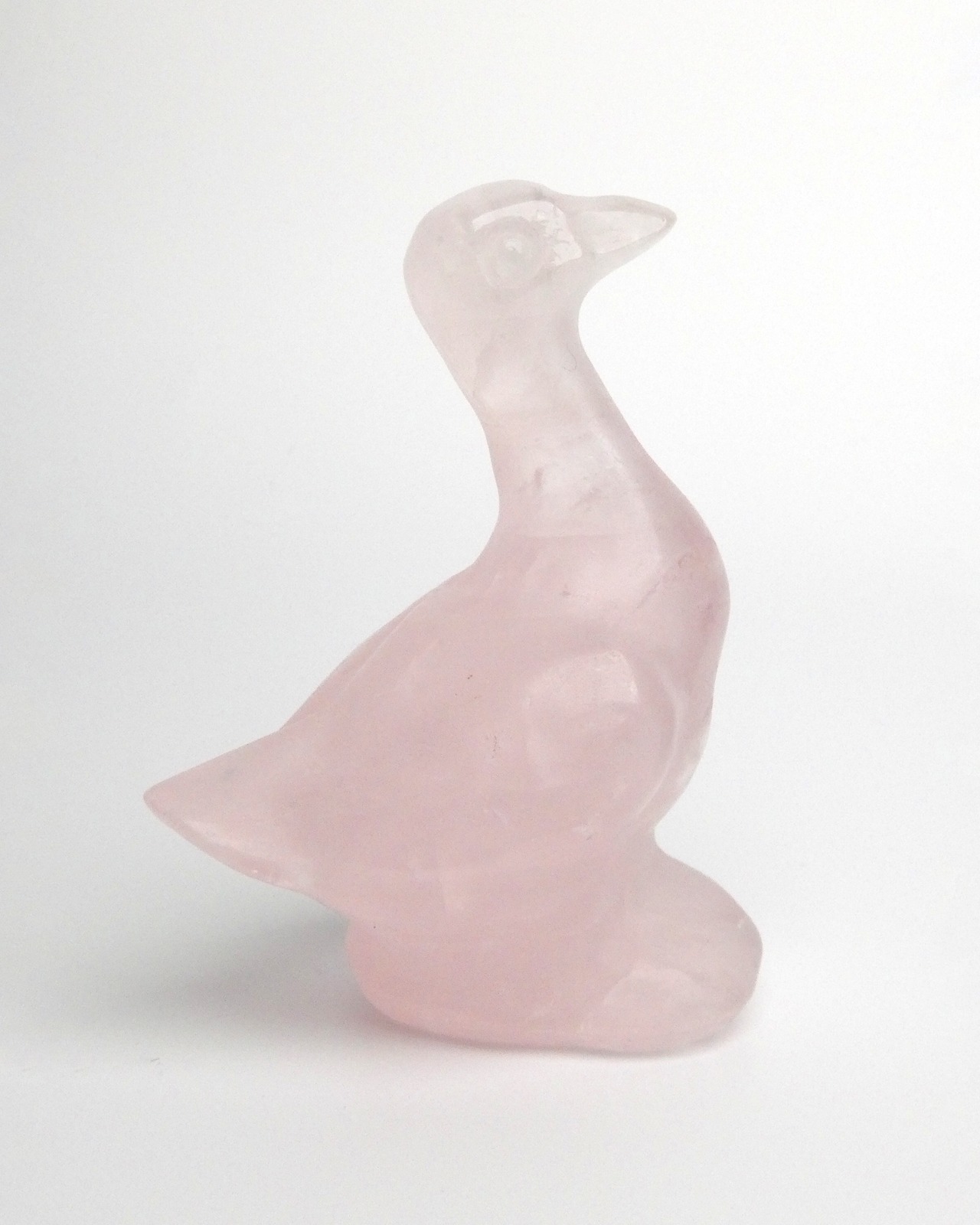Rose Quartz ローズクォーツ ⭓ ガチョウ ⭔ CARVING