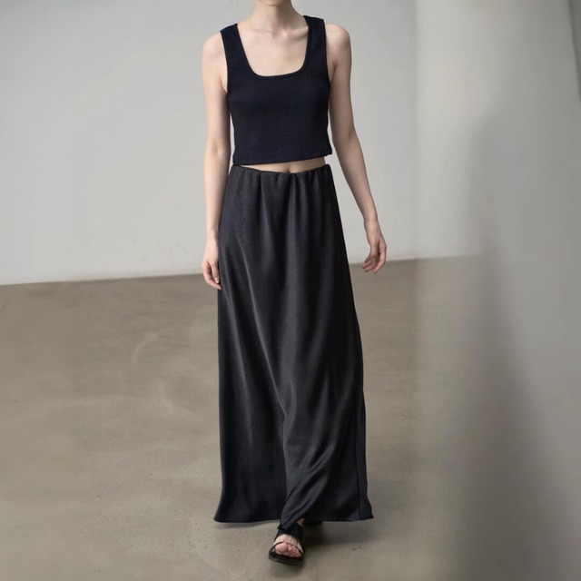 Jacquard texture long skirt C1348