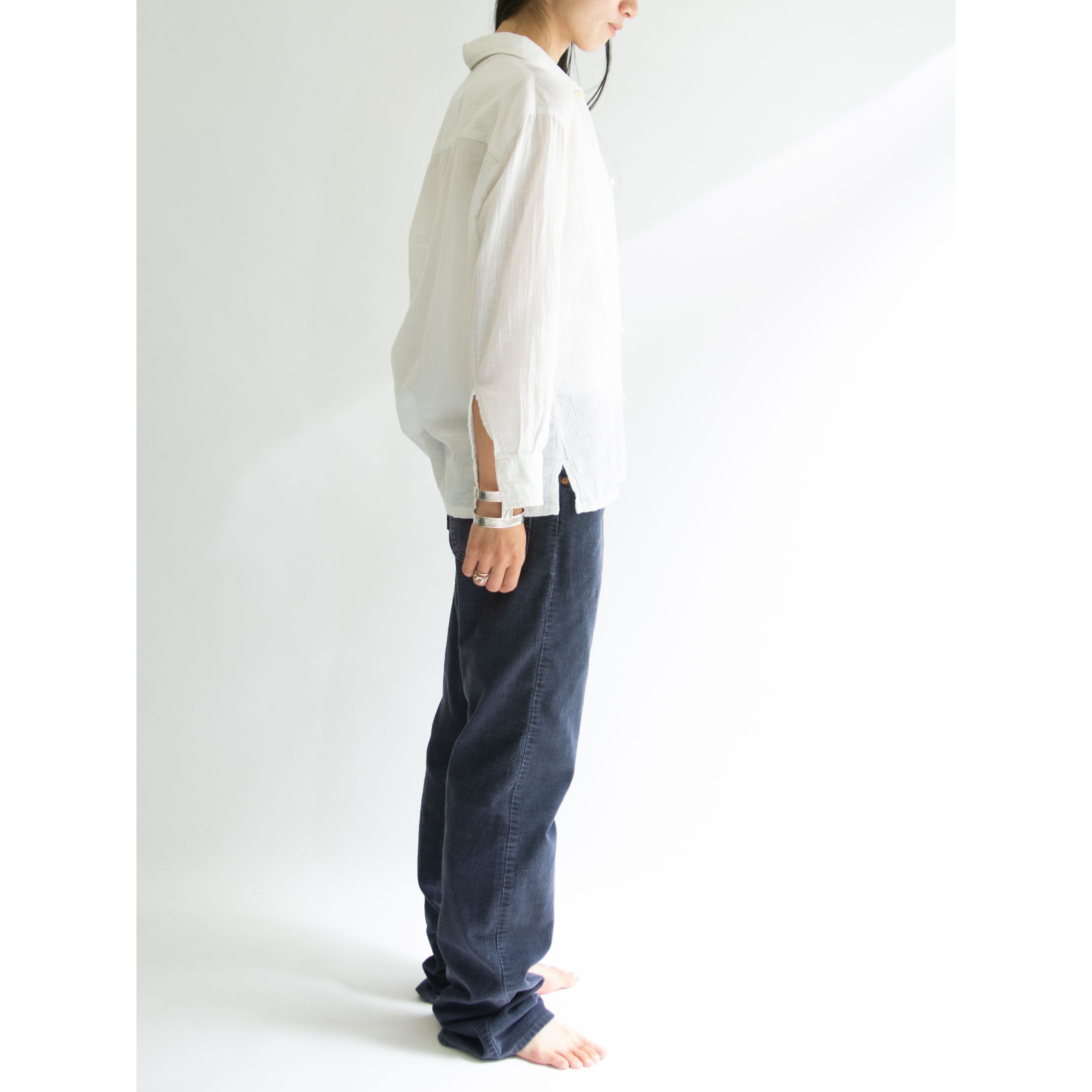 ARMANI　JEANS　S デニム　長袖シャツ　アルマーニ　ジーンズ イタリア製 ARMANI アルマーニ ジーンズ オープンカラー シャツ ARMANI