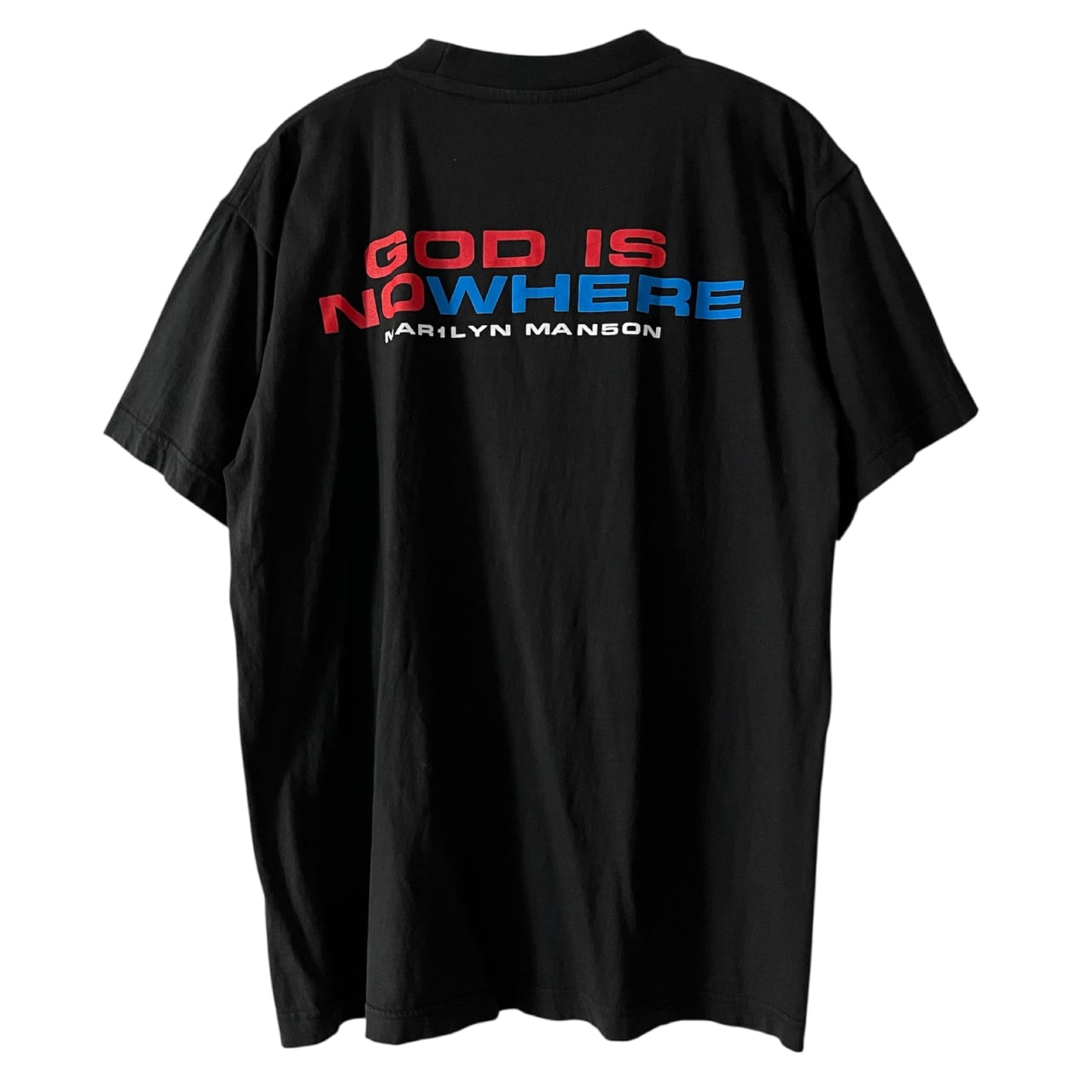 レア マリリン・マンソン Tシャツ「GOD IS NOW HERE」 6cd96238a4bb304024fb0f43f99b08