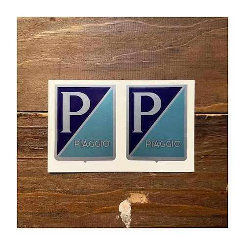Piaggio "P" Shield Stickers. #188