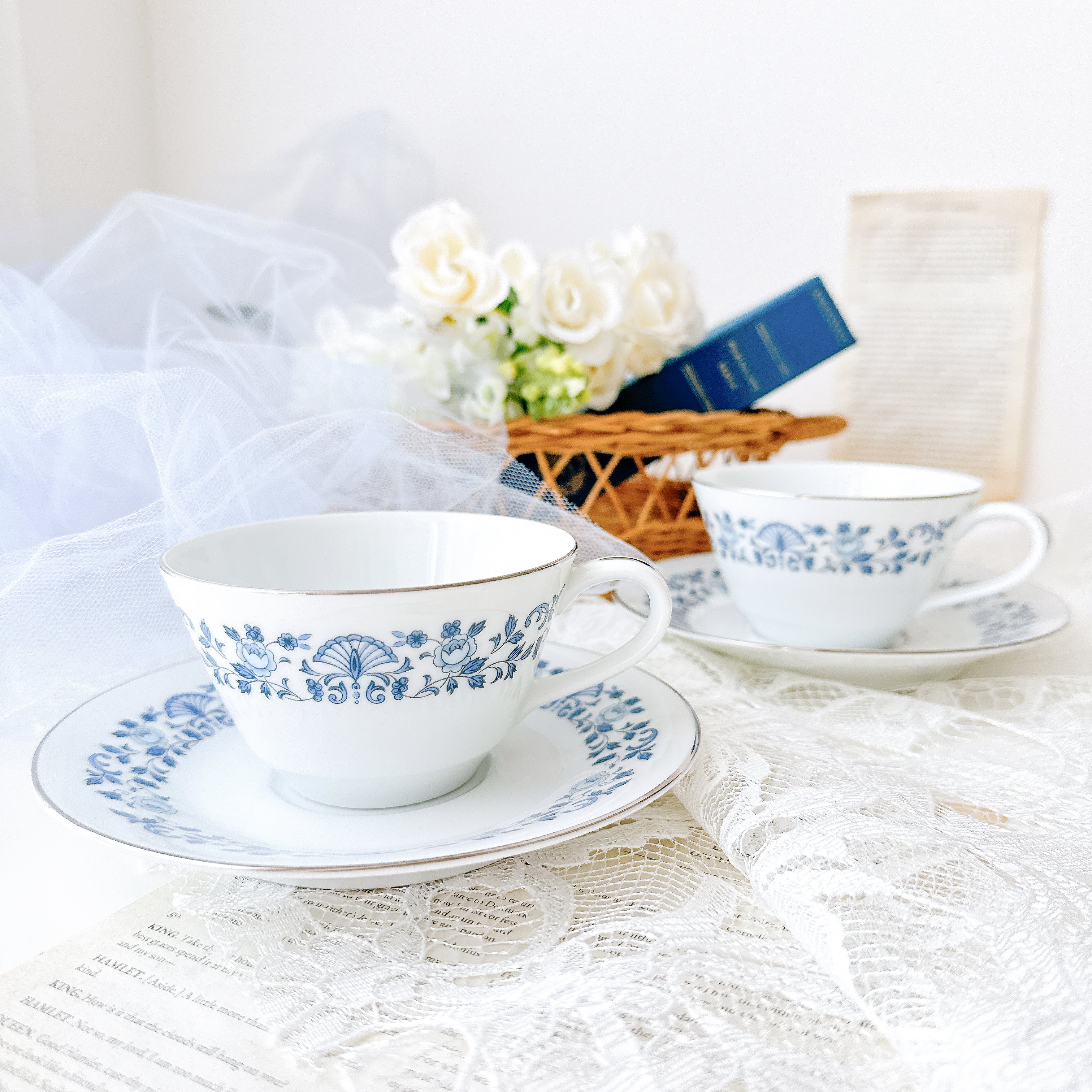 ノリタケ　RoyaI BIue セット vintage】Noritake Royal Blue ノリタケ ロイヤルブルー ティーカップ