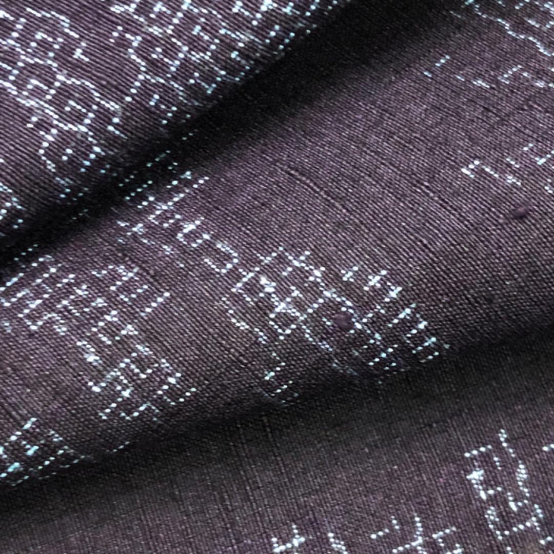 ⭐️未使用⭐️本場結城玉紬 結織苑 80亀甲 保証書 結城紬 袷 しつけ糸