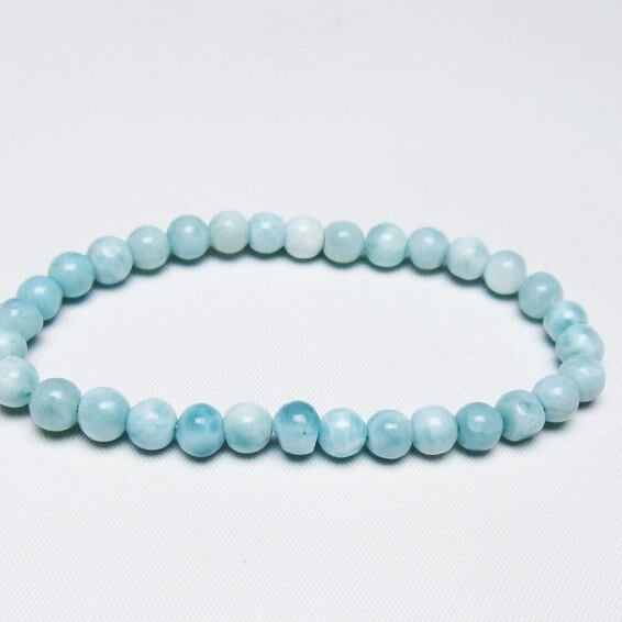 ラリマー ブレスレット 6mm 一点物 メール便可 [M便 1/10] 111-47856