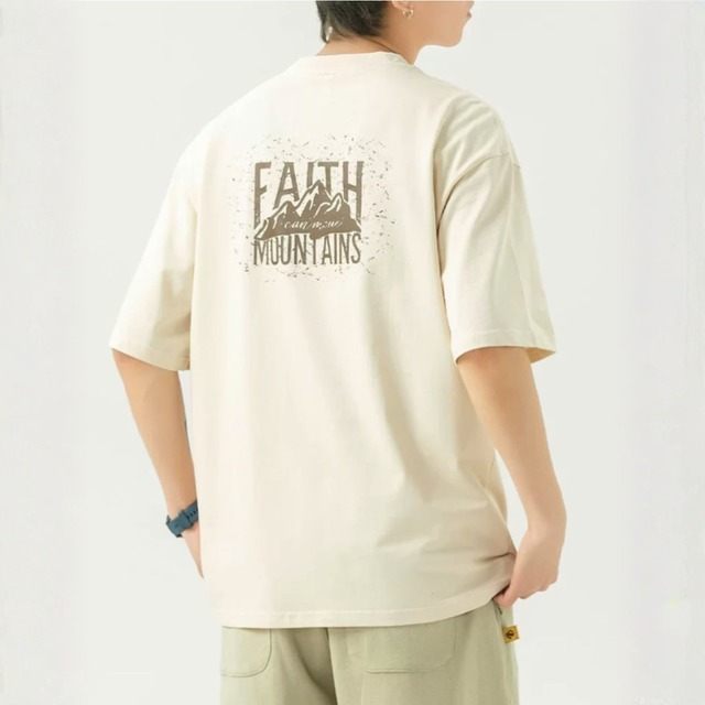 オーバーサイズ グラフィックプリントTシャツ af0526