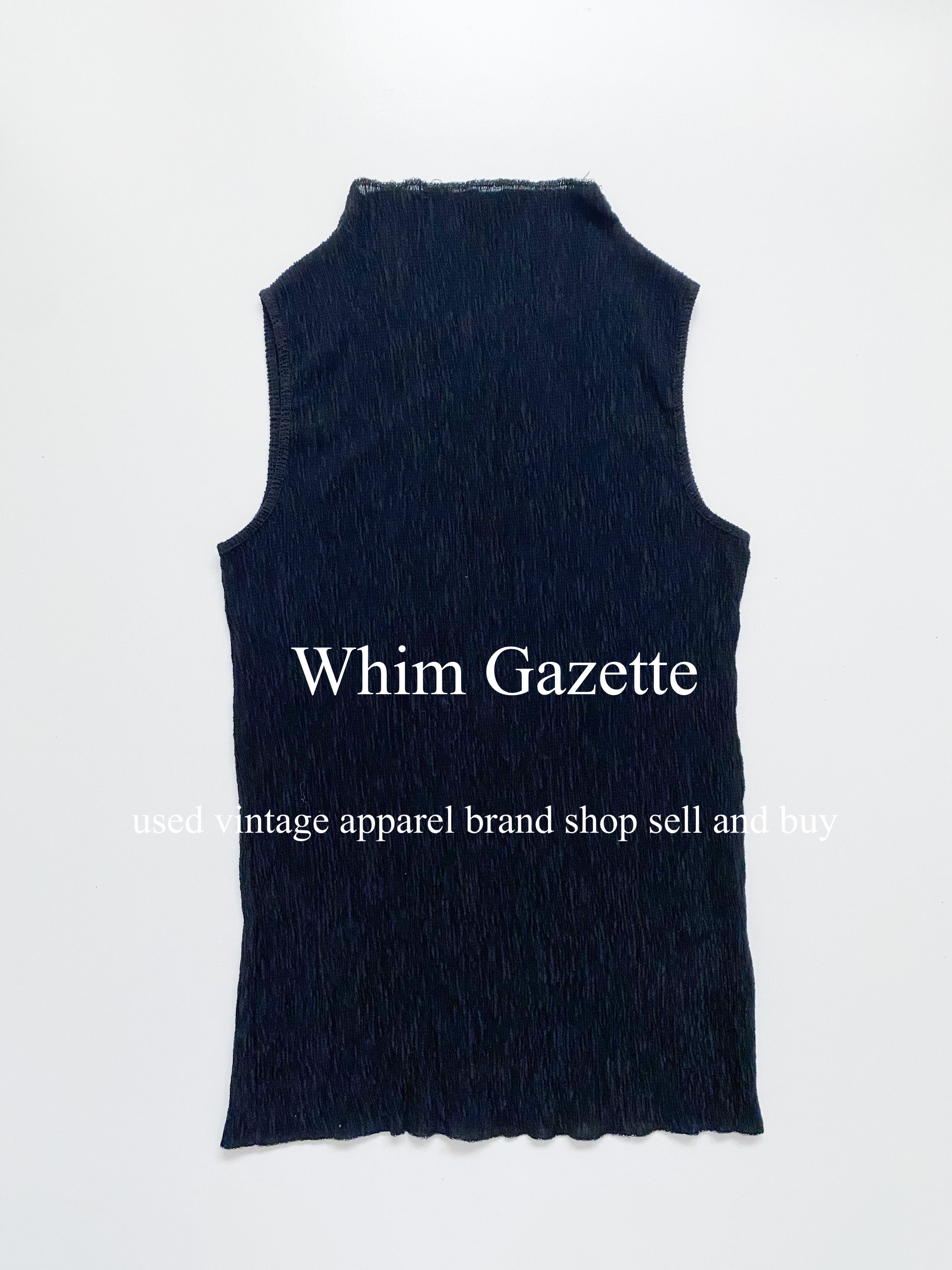 23SS【Whim Gazette / ウィムガゼット】 ストレッチノースリーブ