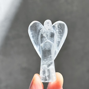 クリアクォーツ  ミディアムエンジェル 21◇Clear Quartz Angel◇天然石・鉱物・パワーストーン