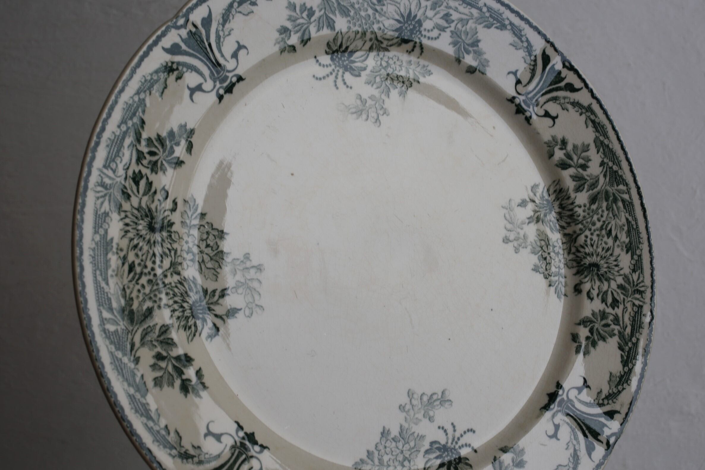 フランス アンティーク ヴィンテージ U＆C SARREGUEMINES サルグミンヌ