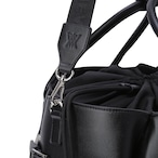 STRING BOSTON BAG [サイズ: F(AGEUUBB05BKF)] [カラー: BLACK]