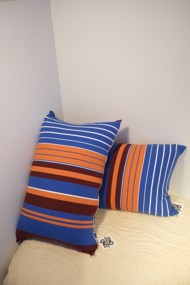 TORINOKI × GiU GiU “NONNA Cushion Cover”  TORINOKIcolorblock ＊クッション本体付き