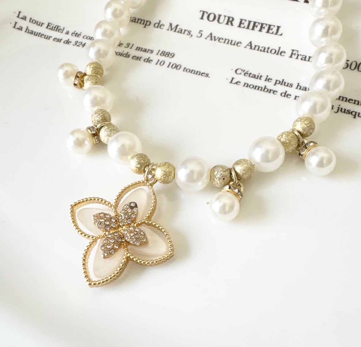 ゴールドパールネックレス