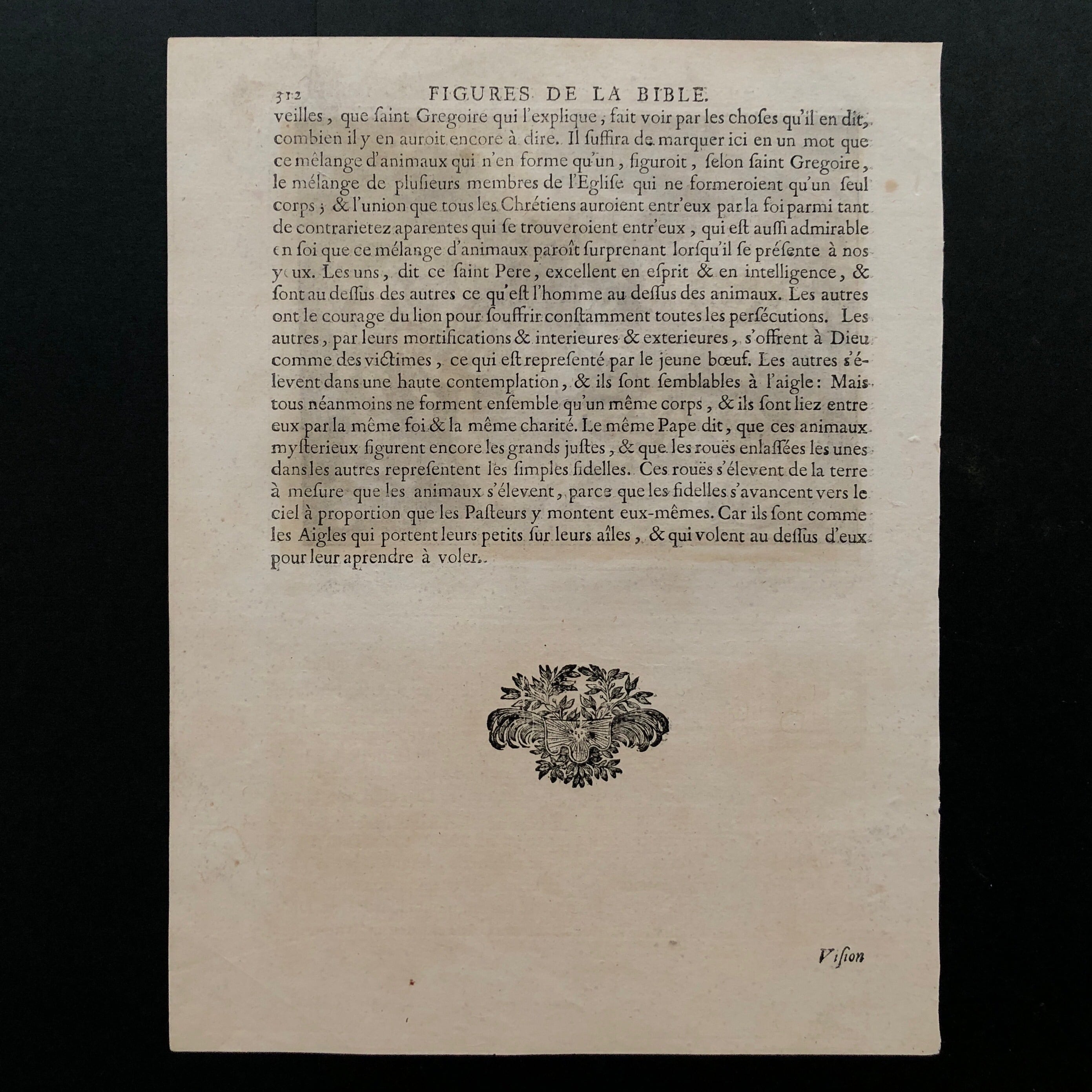 銅版画「預言者エゼキエル」 | メルキュール骨董店