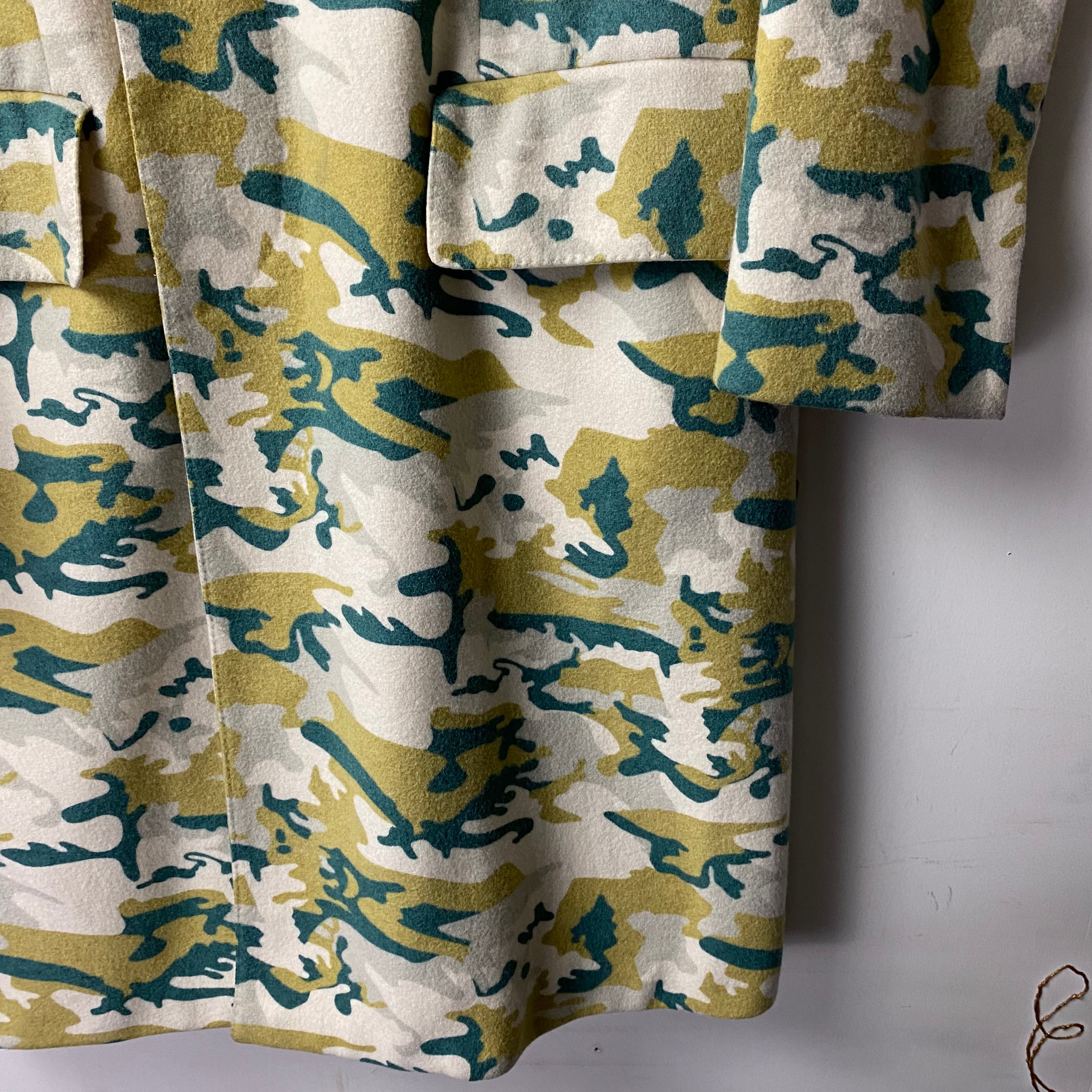 archive 1990's ALEXANDER McQUEEN camouflage pattern coat | NOIR ONLINE