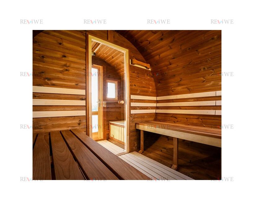 丸型バレルサウナ 屋外家庭用 ロウリュ対応 木製サウナ 小屋タイプ 