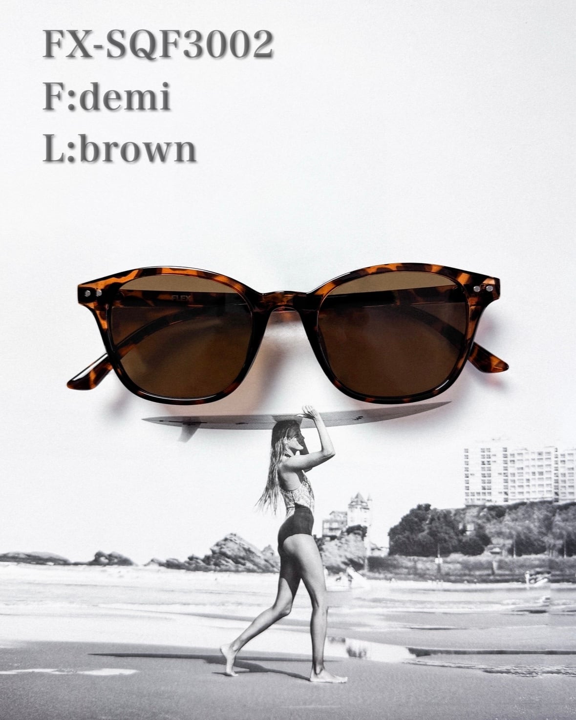 7colors】square frame 3 sunglasses | FLEX公式ショップ / サングラス