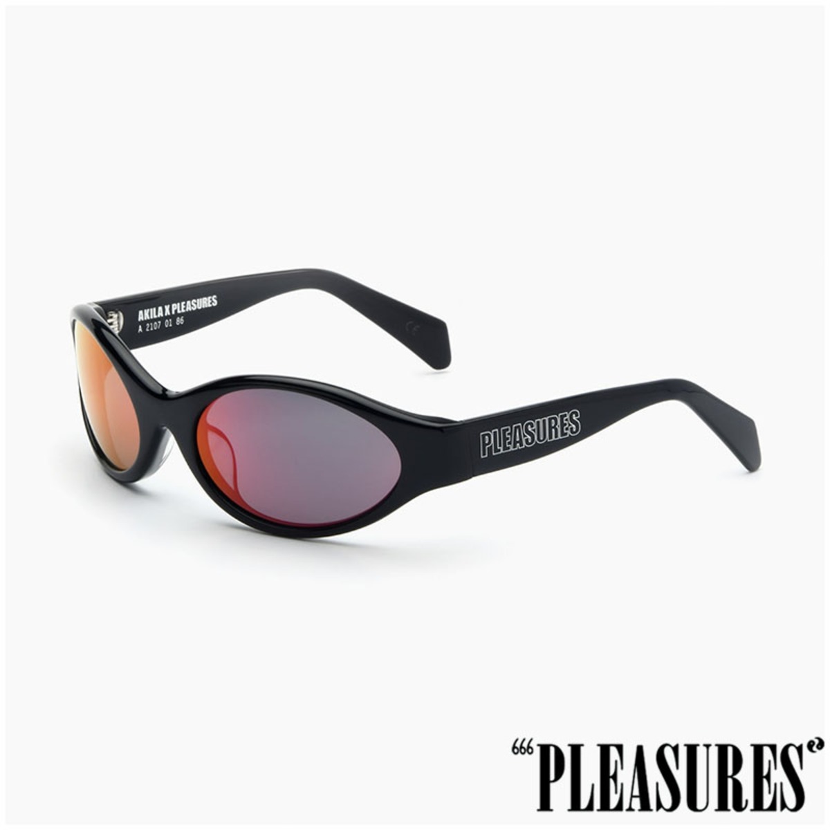 PLEASURES/プレジャーズ】REFLEX SUNGLASSES サングラス / BLACK  