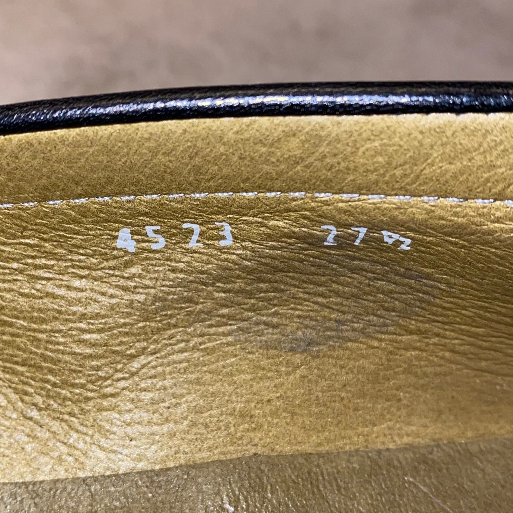 old LANCEL black leather tassel loafers | NOIR ONLINE