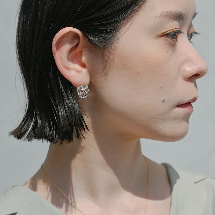 グレイシア（ピアス・イヤリンング）［HARIO Lampwork Factory