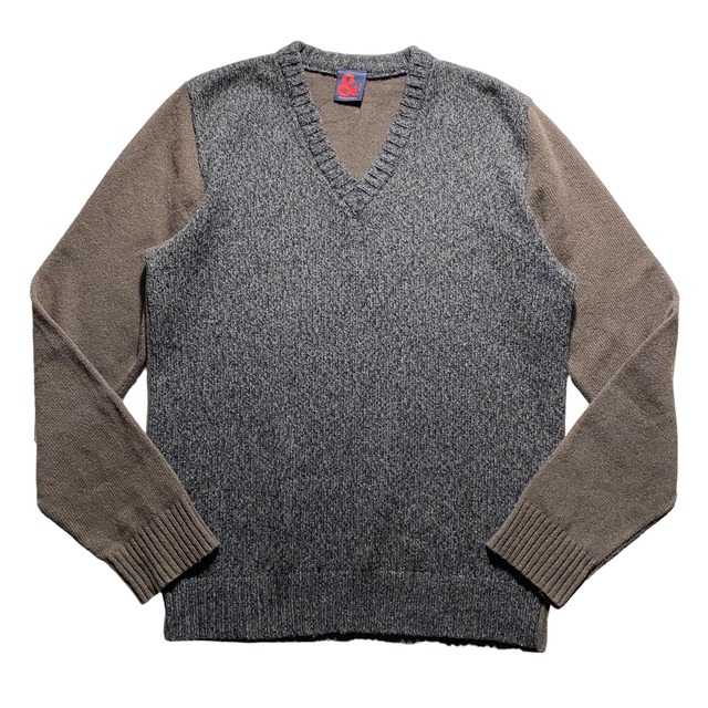 DOLCE&GABBANA front panel switching sweater