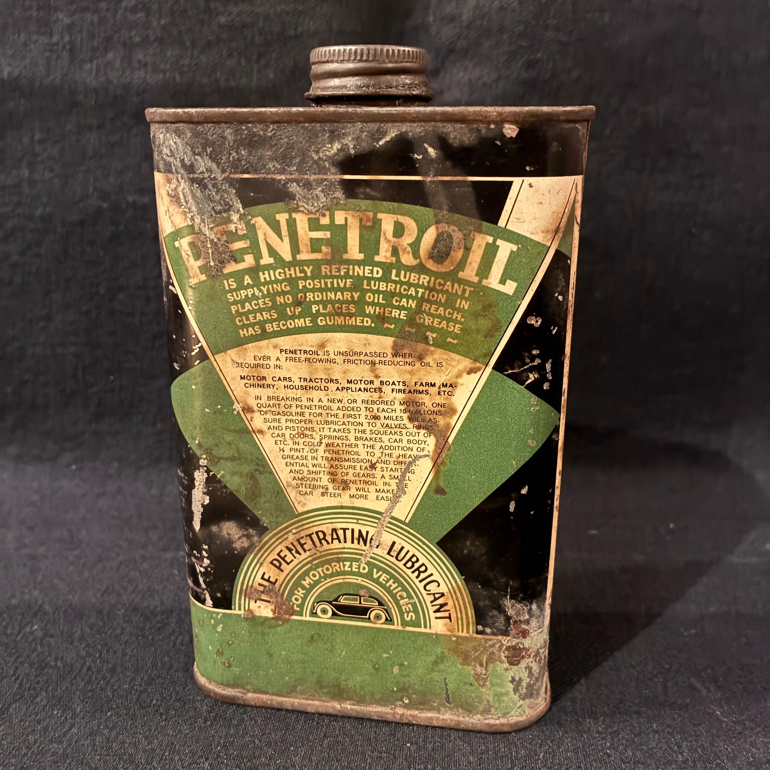 1930〜40's PENETROIL 缶 T-733 | CANDY STORE ROCK