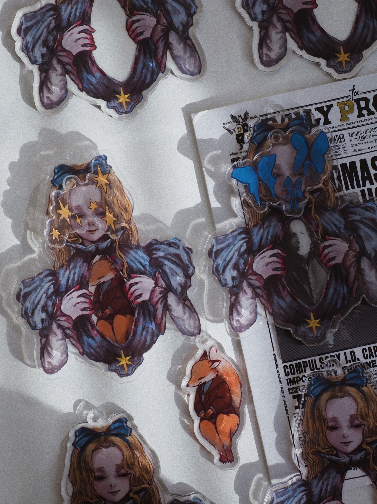 星屑　重ねて楽しむアクリルキーホルダー