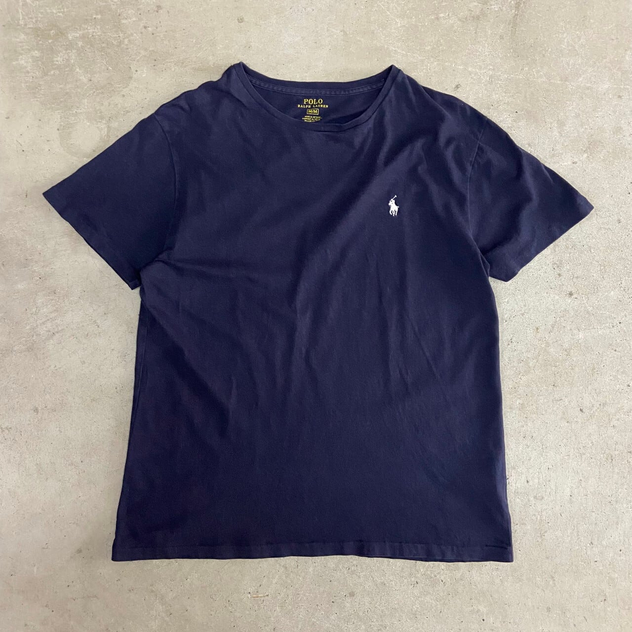 ポロラルフローレン　Tシャツ　スエット　ネイビー POLO Ralph Lauren ポロ ラルフローレン ワンポイントロゴ刺繍 T