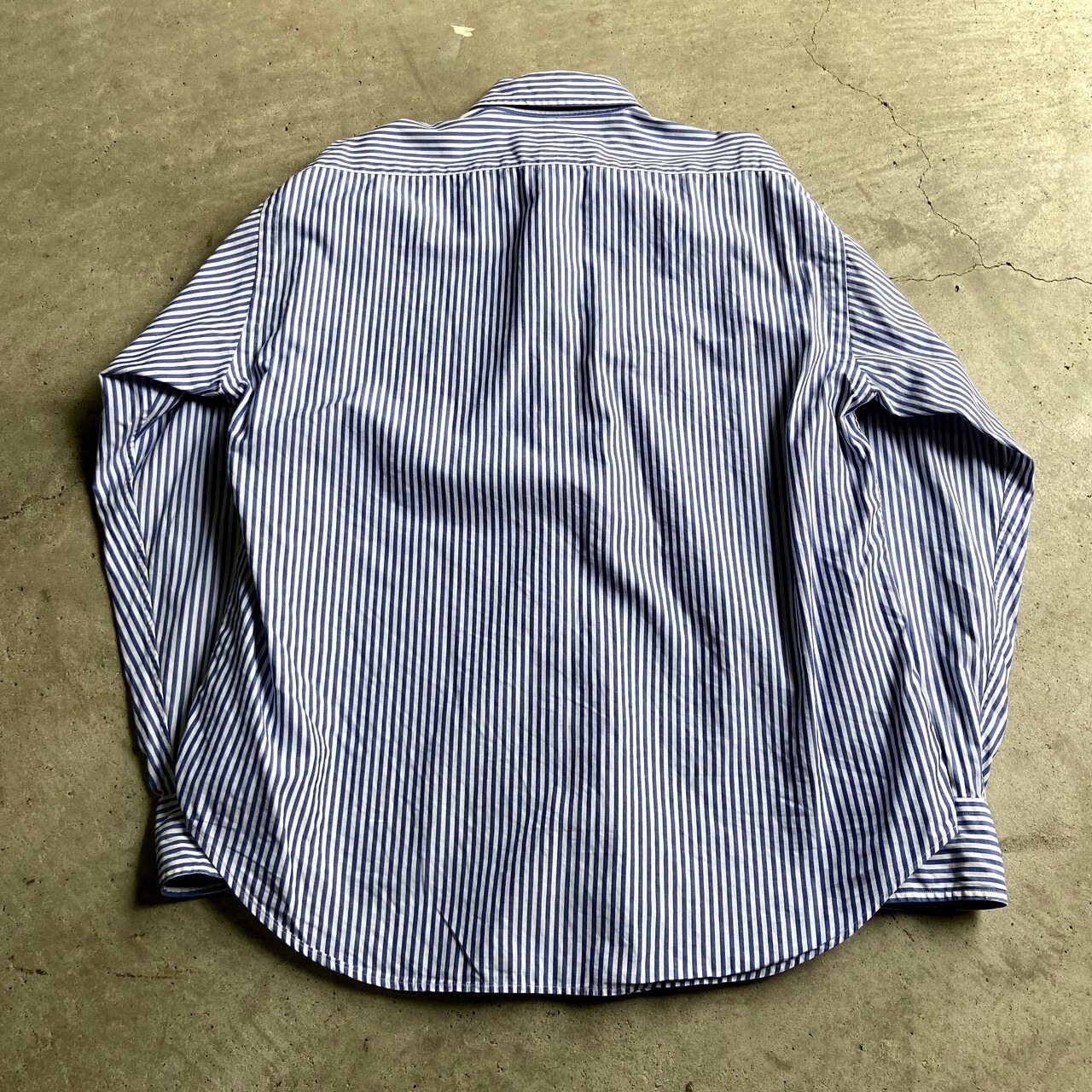 Ralph Lauren ラルフローレン ブルー×ホワイト 長袖 コットン 