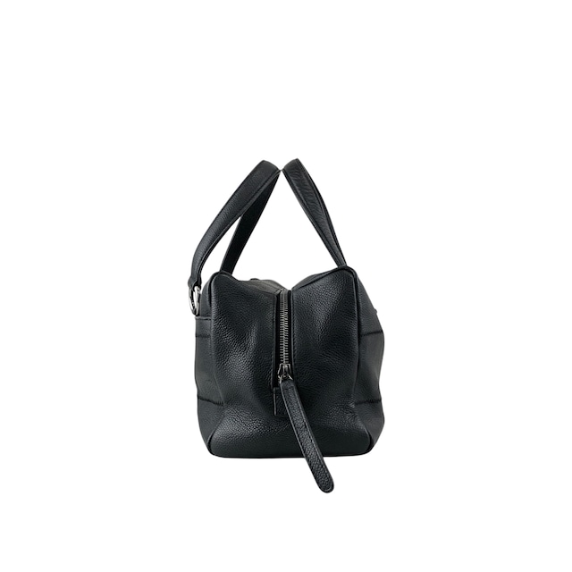 CHANEL シャネル   ハンドバッグ ブラック ロゴ キャビアスキン チョコバー ミニボストンバック vintage ヴィンテージ オールド iez78z