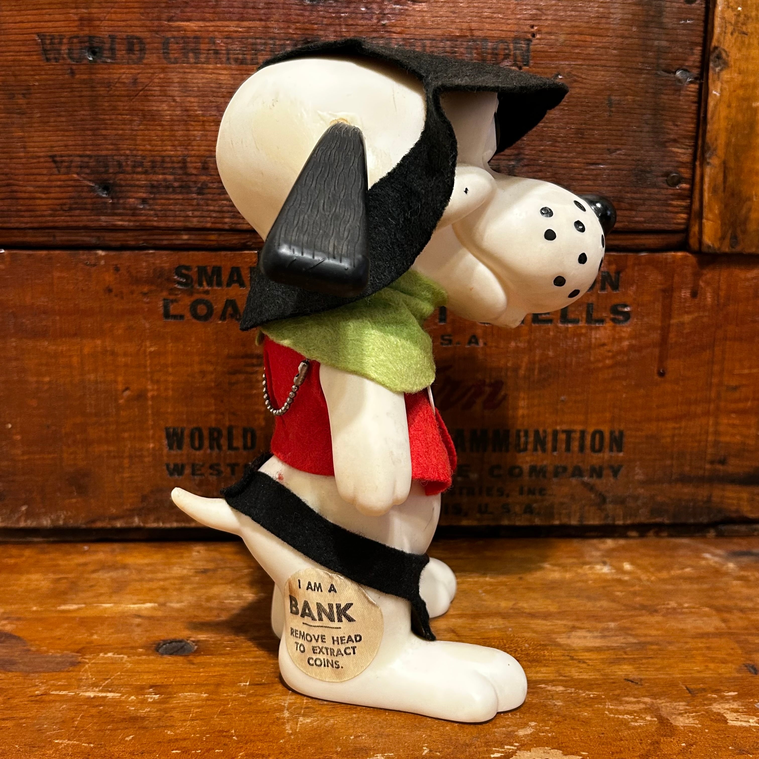 ロイデスドッグ・ノベルティバンク 保安官 ドッグ ソフビ 貯金箱