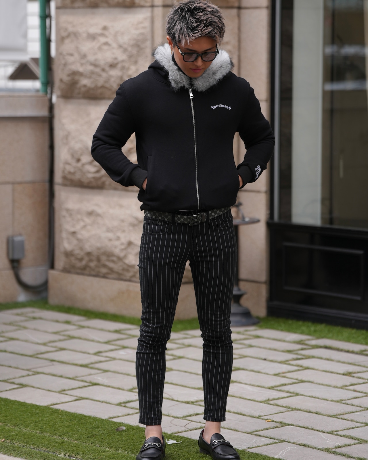 BELINDA FUR ZIP HOODIE【BB25023】