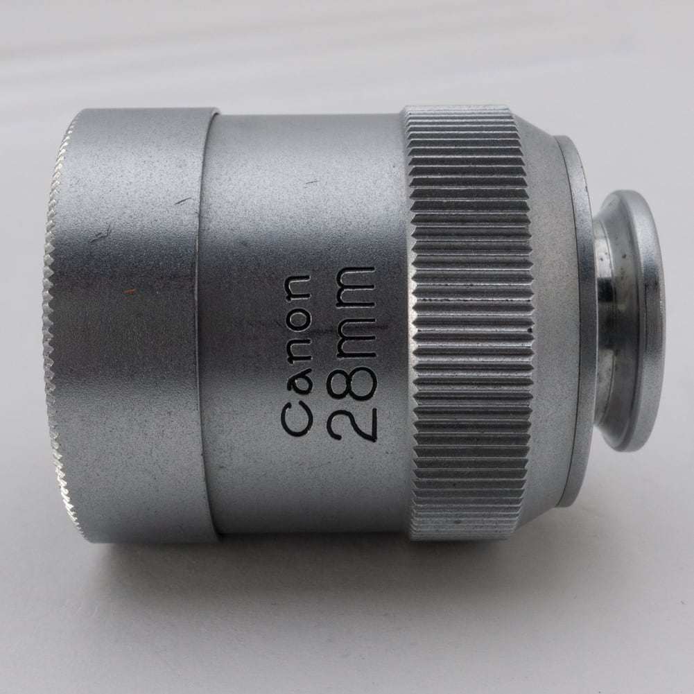 Rare] CANON 28mm F3.5 Leica L39 Vintage Lens w/ Finder Case