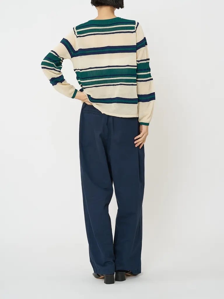 【CHIGNON】マルチボーダーカーディガン 9561-090