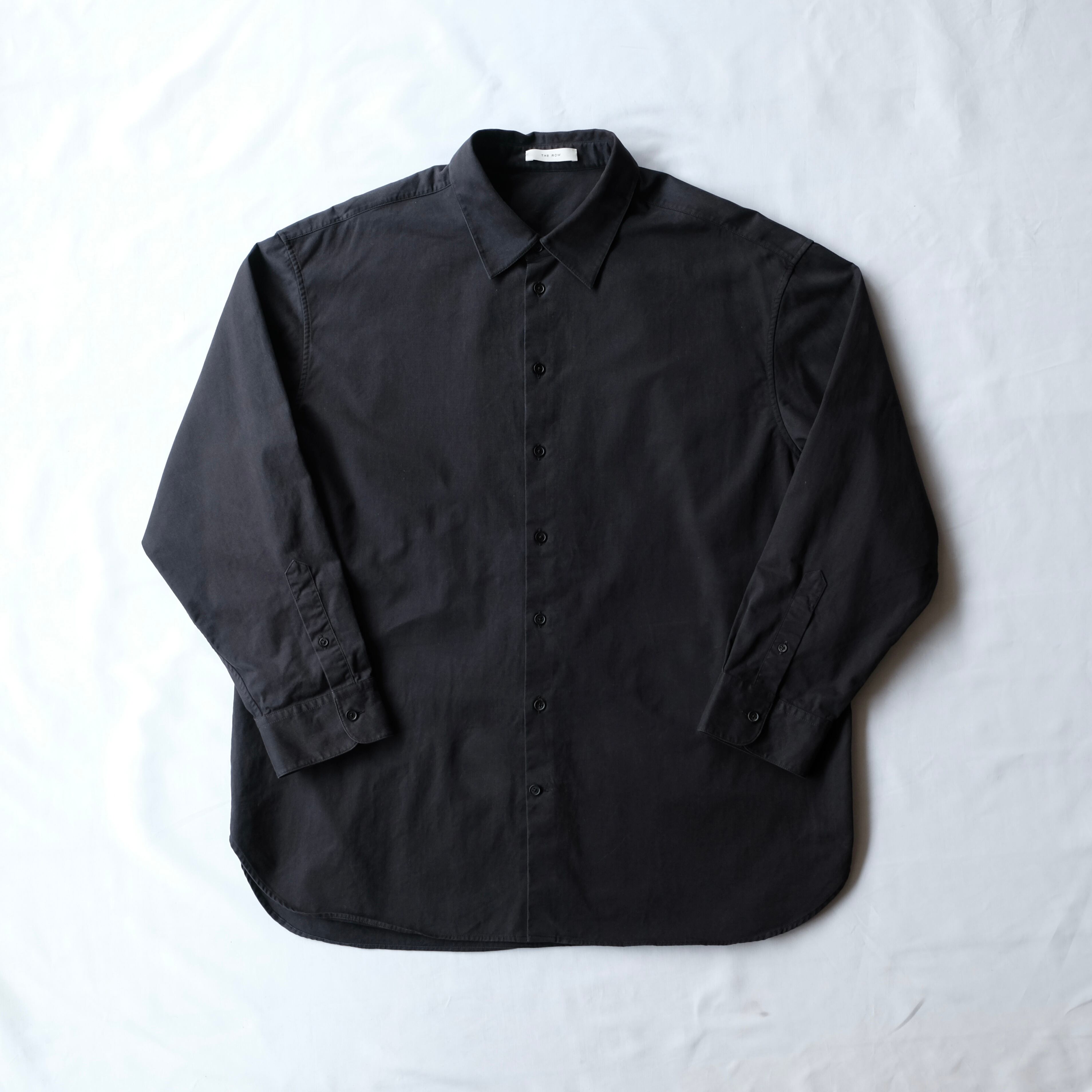 THE ROW　シャツ　ブラック　コットン THE ROW COTTON/WOOL SHIRT | safarionline