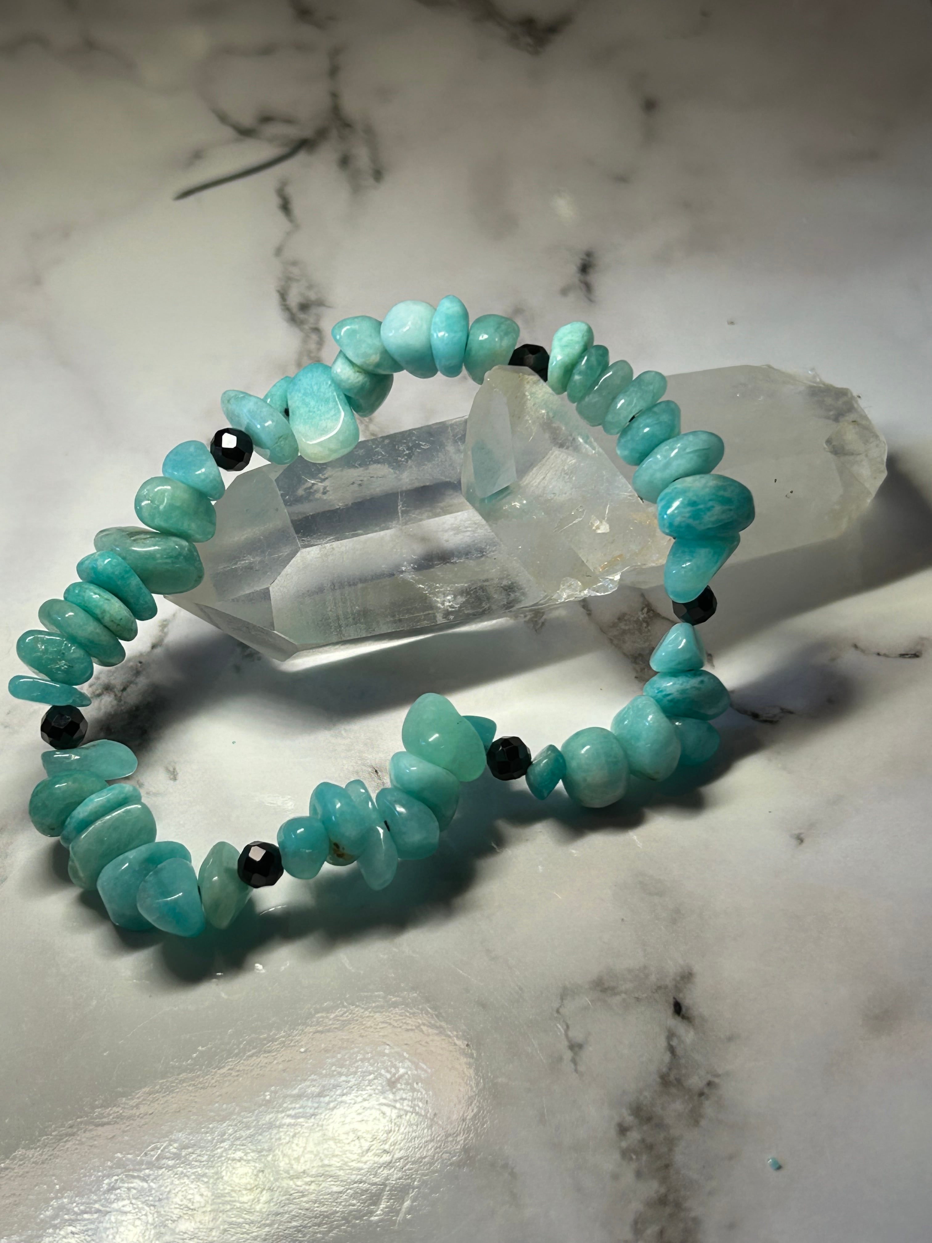 アマゾナイトさざれ石ブレスレット | 楽苑舎～Natural Stones～ 初回お
