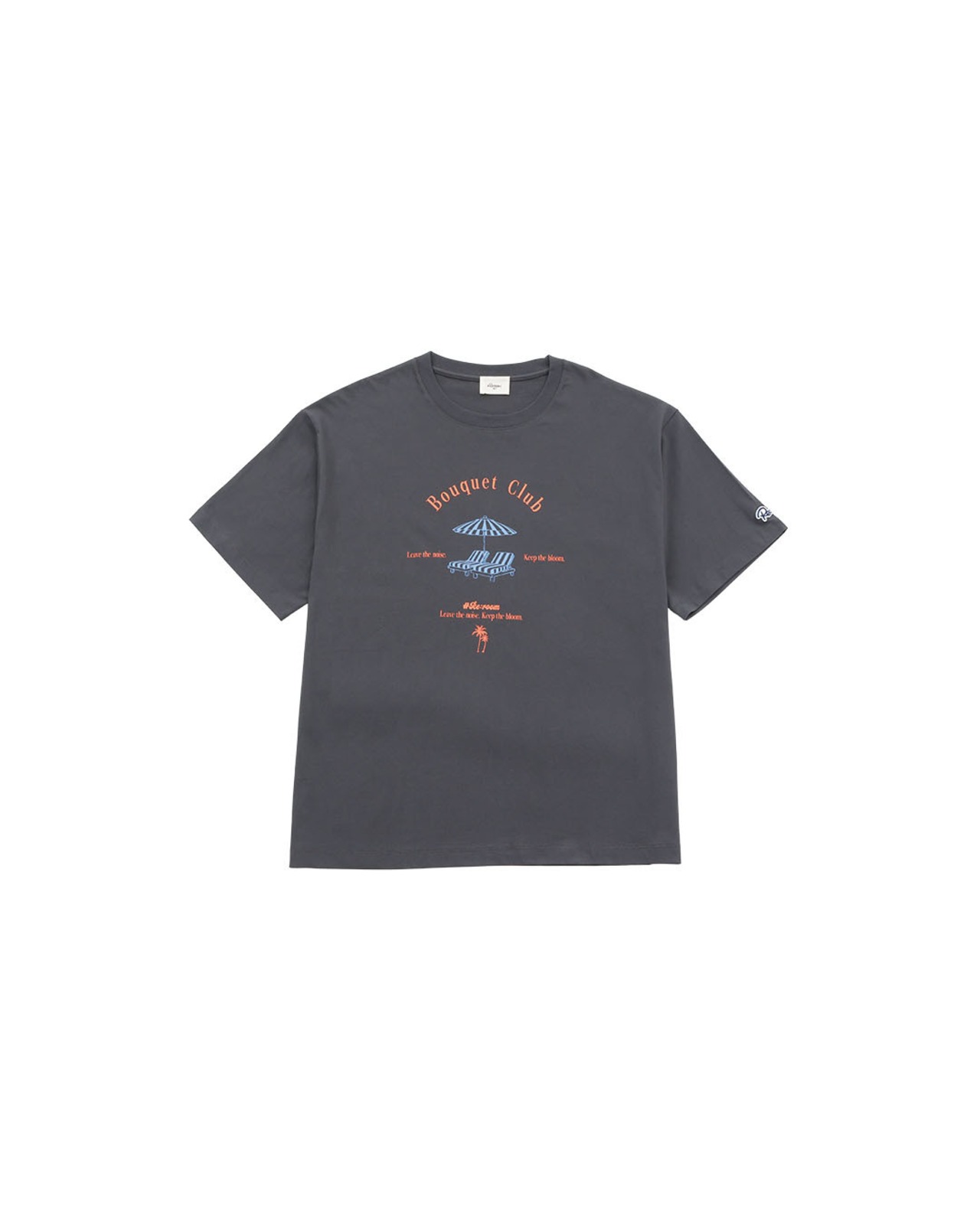 【#Re:room】BOUQUET CLUB COLOR PRINT T-SHIRT［REC918］