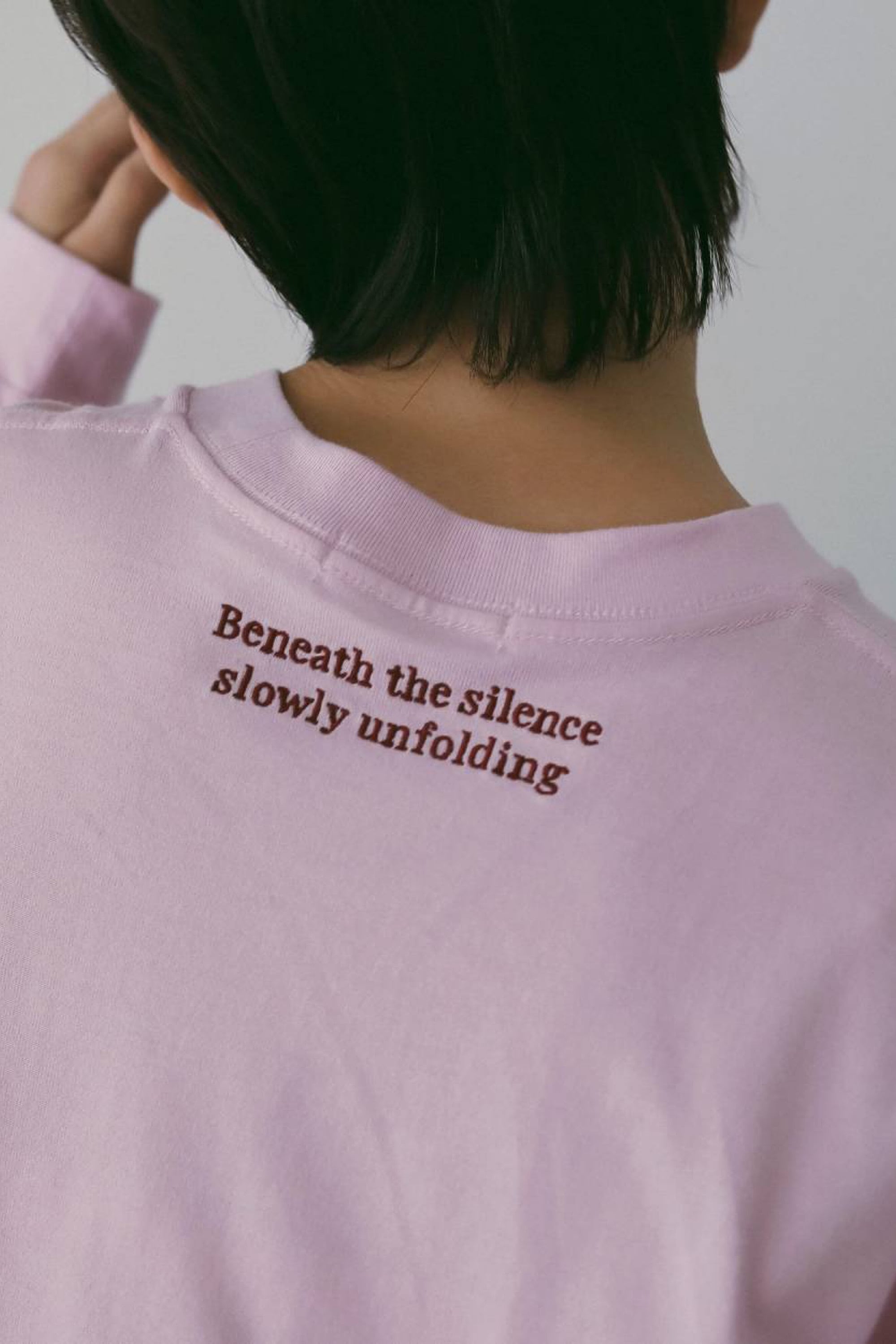ànuke Logo Long T-Shirts ロゴロングTシャツ Pink