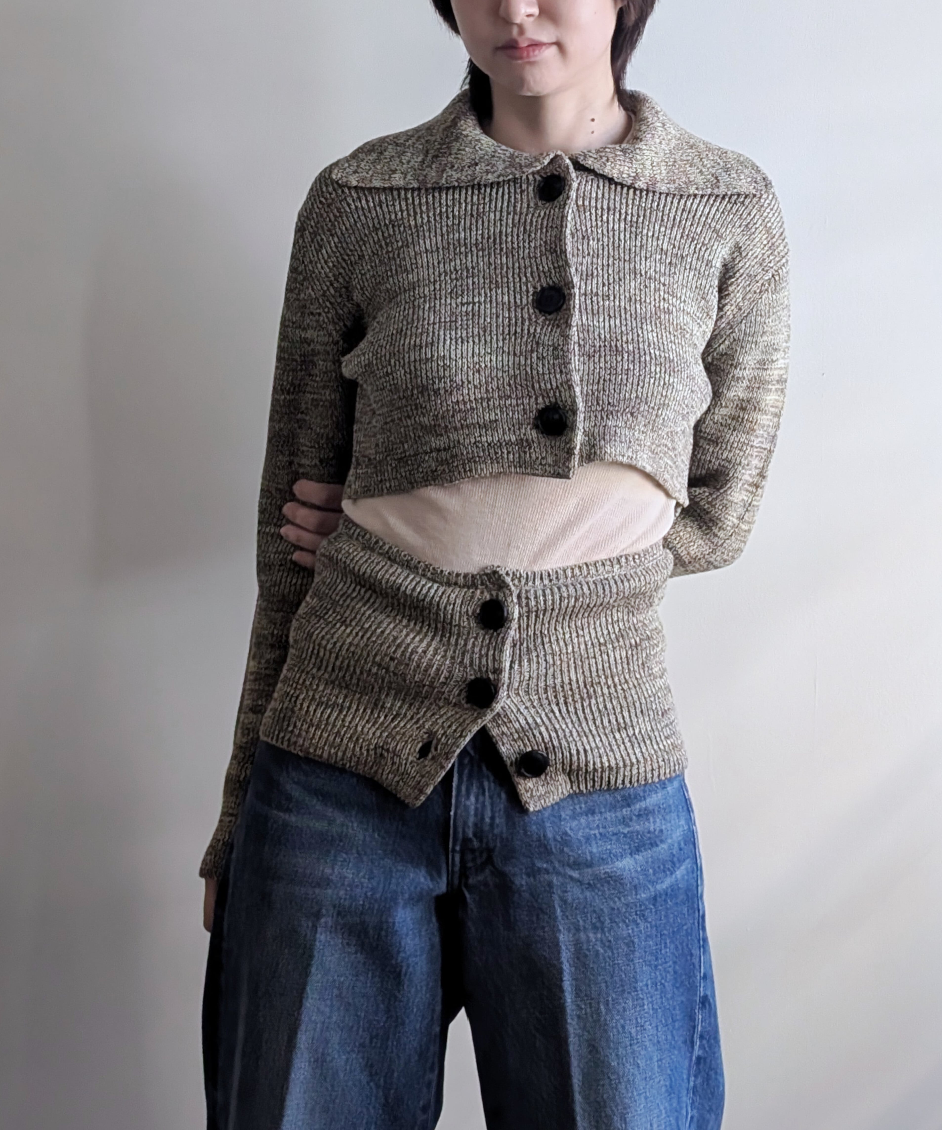 Little $uzie / ls52491K LINEN COTTON RIB BELLY BAND (MIX/MULTI