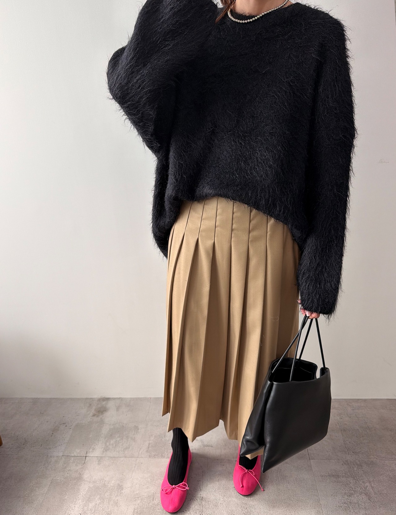 【新作5％OFF・3日間】Over-fit Huwa-Huwa Knit_6colors
