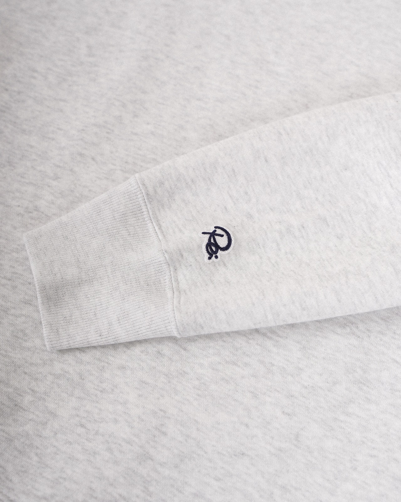 【#Re:room】Rrm HEART EMBROIDERY BIG HALF ZIP［REC875］