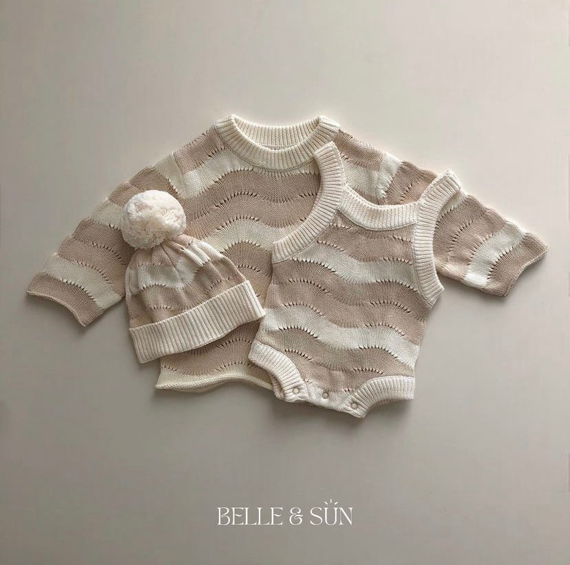 Belle and sun / wave romper | madeleine