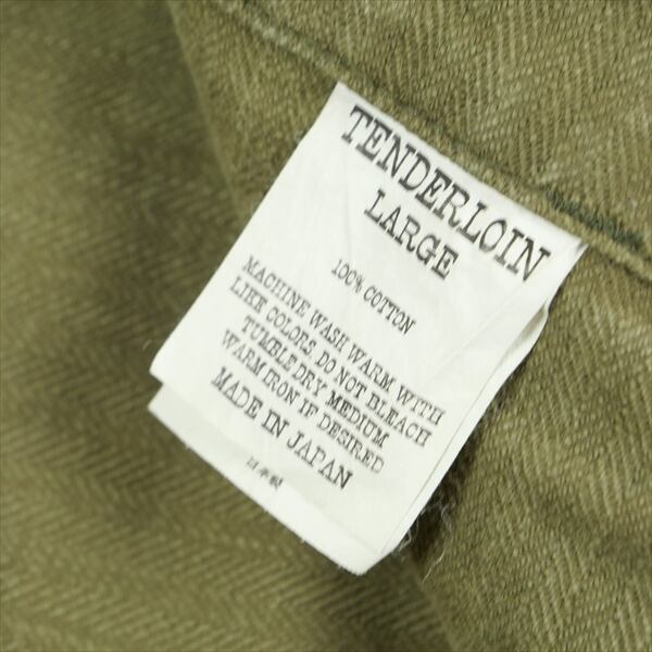 Size【L】 TENDERLOIN テンダーロイン HB PNT OLIVE パンツ オリーブ
