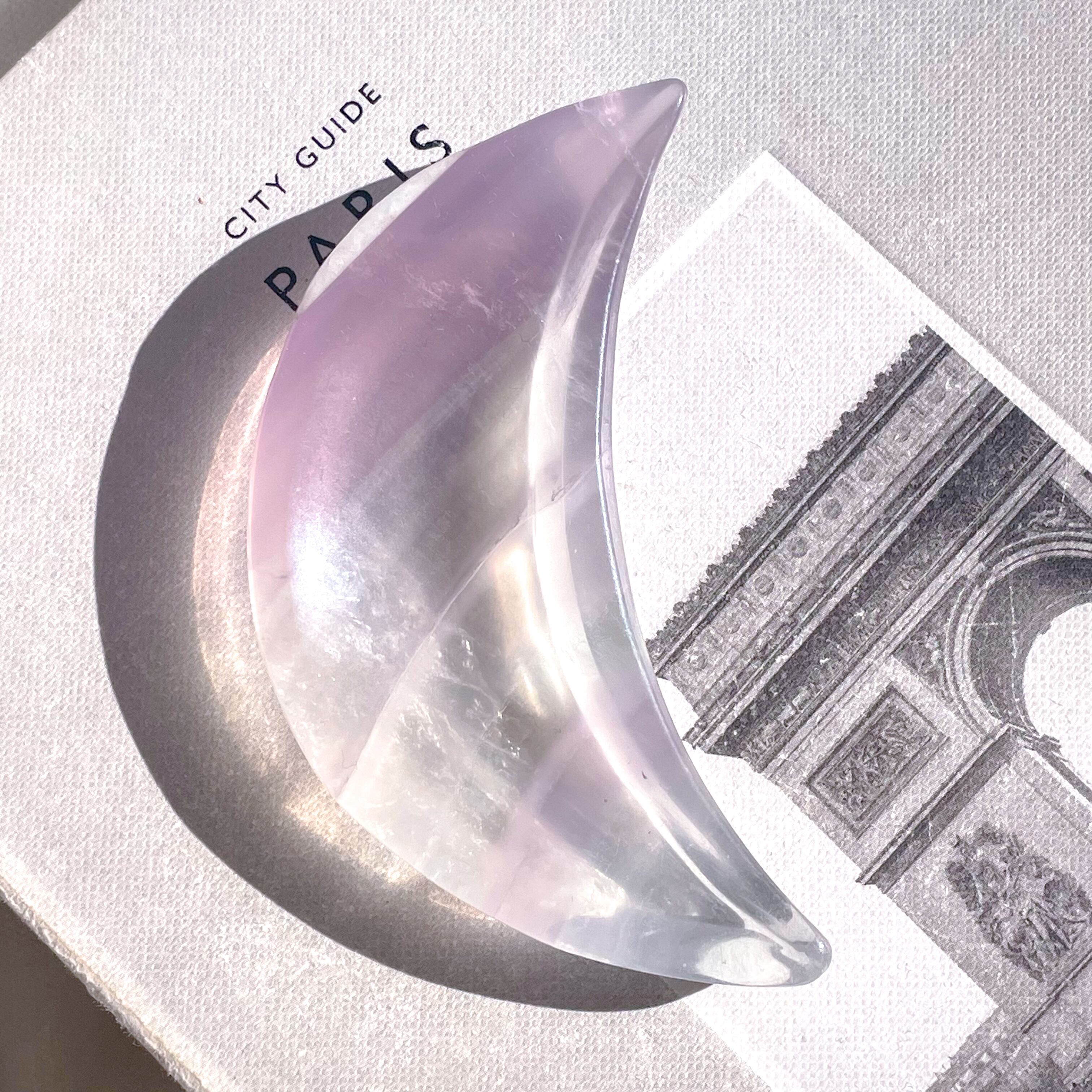 Lavender Fluorite Moon 2 ✧ ラベンダーフローライト