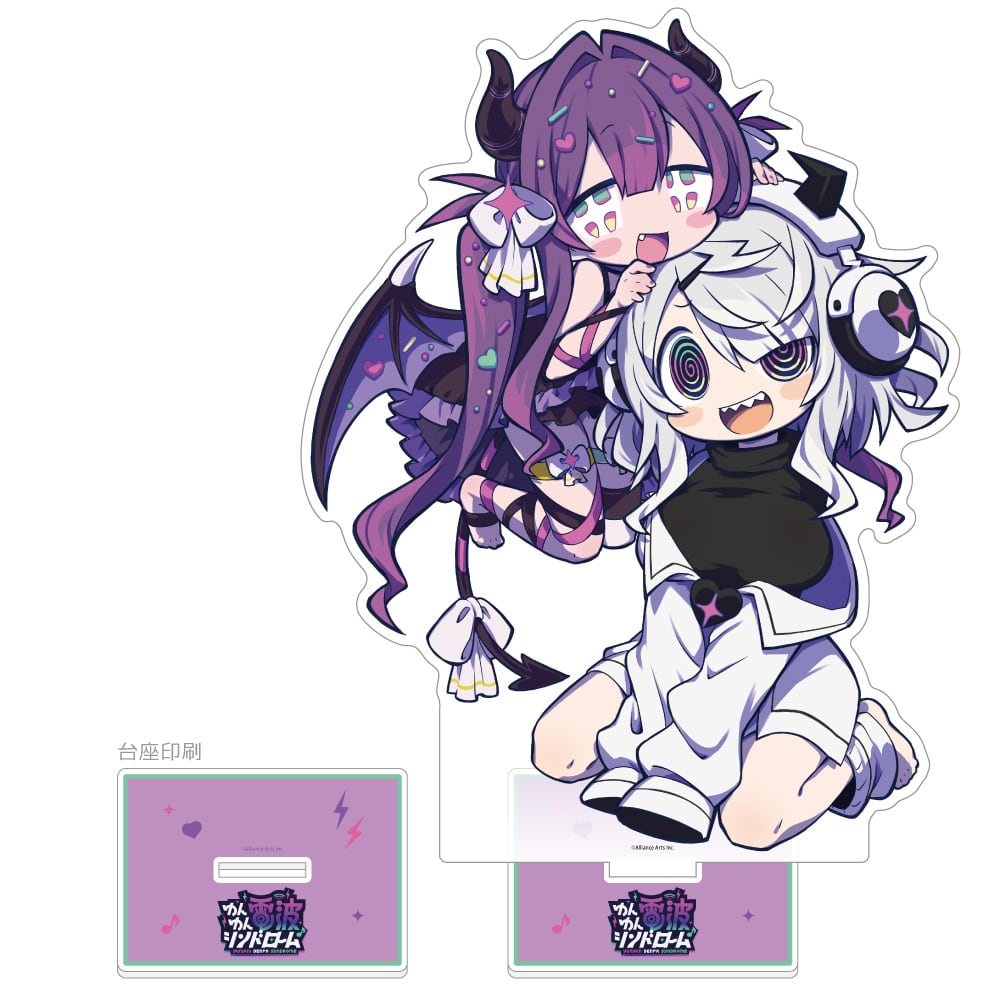 ゆんゆん電波シンドローム 描き下ろしラバーマット(Qちゃん&ゆんゆん