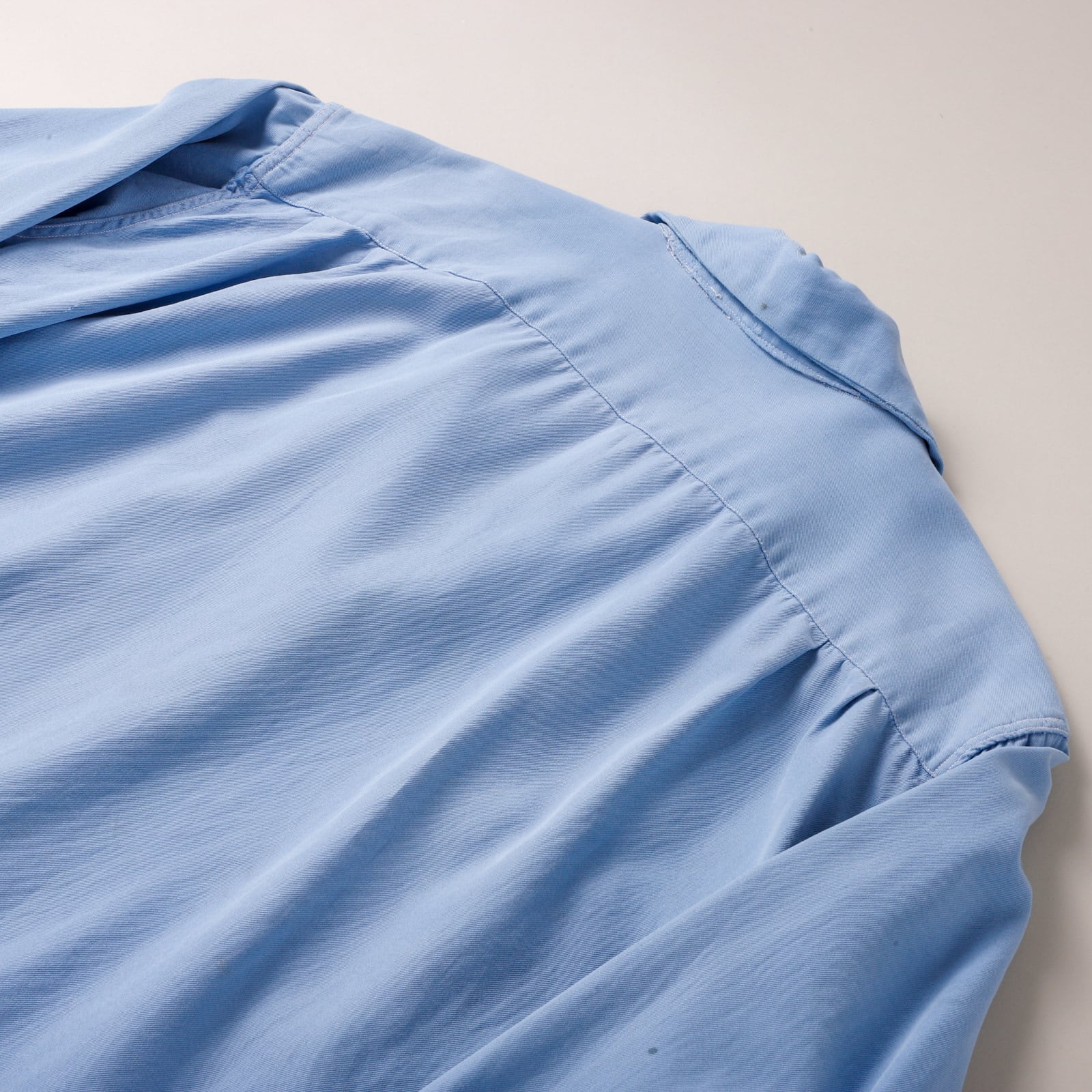 逸品】60s special Vintage rayon shirt Blue mint condition made in