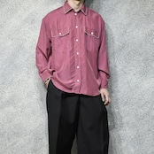 stitch design silk shirt