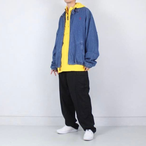 1990's CHAPS RALPH LAUREN 名作 ナイロンアノラックパーカー【FF-4253