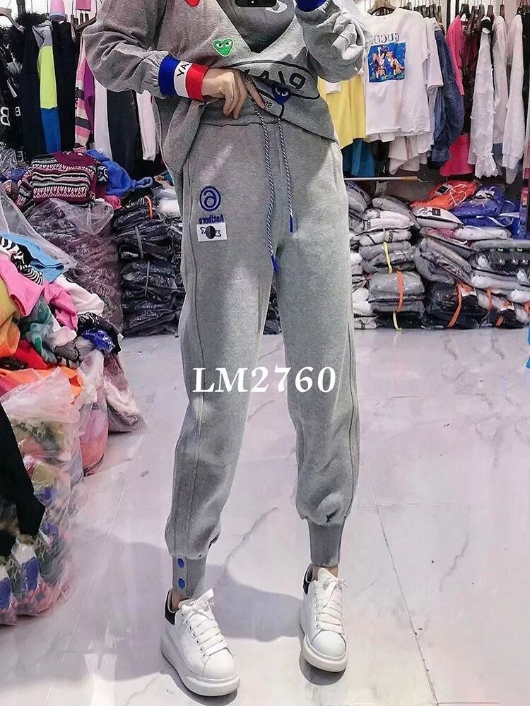 パンツ スプリングルーズ薄手 ハイウェスト レース 春物 レースアップ ミックスインファッション50093004154