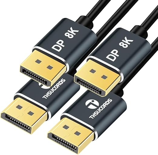 Thsucords フレキシブル薄型8K 4K ディスプレイポートケーブル