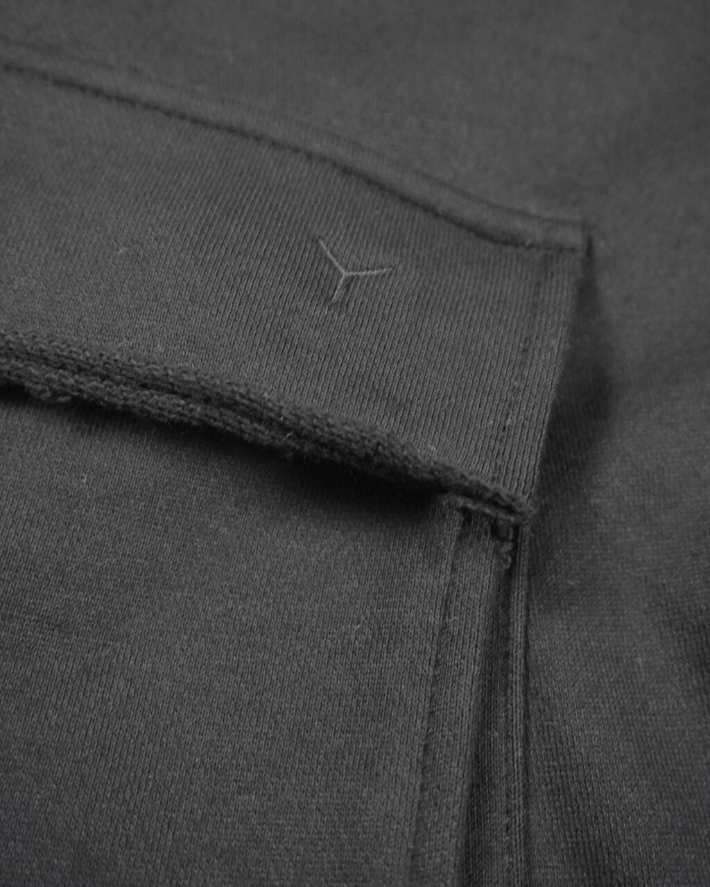 ASKYY / FLARED SWEAT CARGO PANTS / LIMITED BLK | ASKYY TOKYO